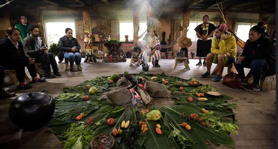 compartiendo saberes y medicina tradicional en la selva del Putumayo